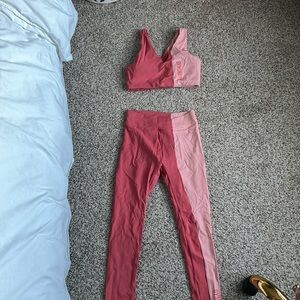 Gymshark pink set